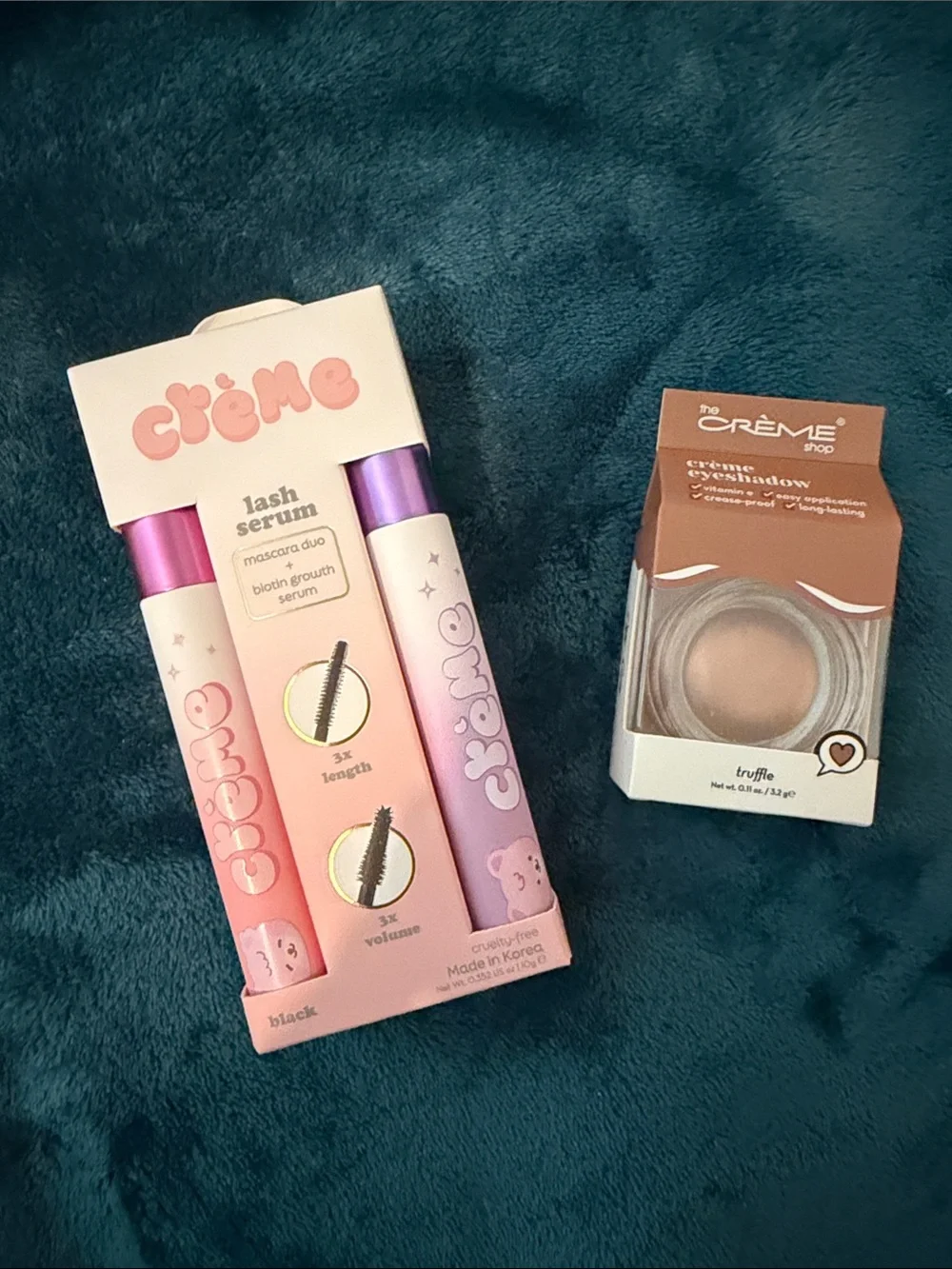 crème Pink Lash Serum Duo & Truffle Eyeshadow — Pink